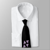 Cravate d'art pourpre Moth (Attaché)