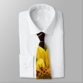 Cravate d'art tournesol (Attaché)