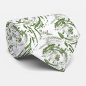 Cravate d'art vert (Roulé)