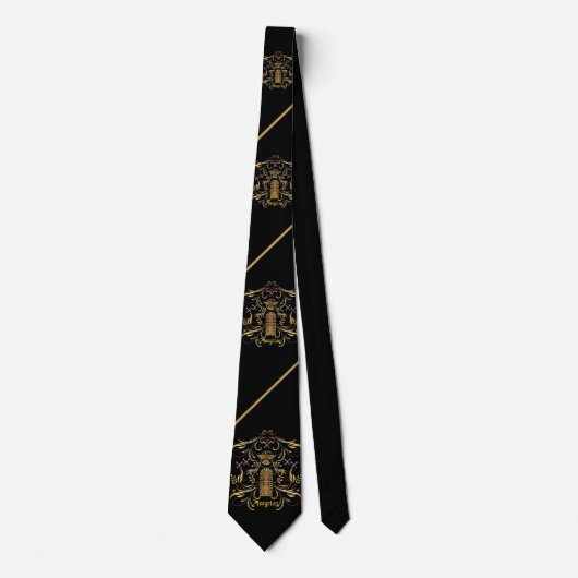 Cravate d'Assyrie d'or (Devant)
