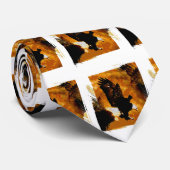 Cravate d'atterrissage de l'aigle d'Amérique Bald (Roulé)