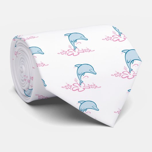 Cravate Dauphin de fleur (Roulé)