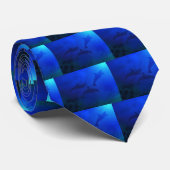 CRAVATE DAUPHINS SOUS-MARINS (Roulé)