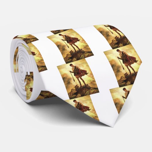 Cravate David massacre Goliath (Roulé)