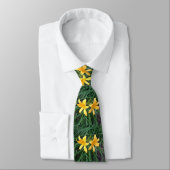 Cravate DAYLILY "Downey" Duo — ECHO Print. (Attaché)