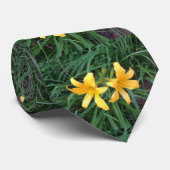 Cravate DAYLILY "Downey" Duo — ECHO Print. (Roulé)