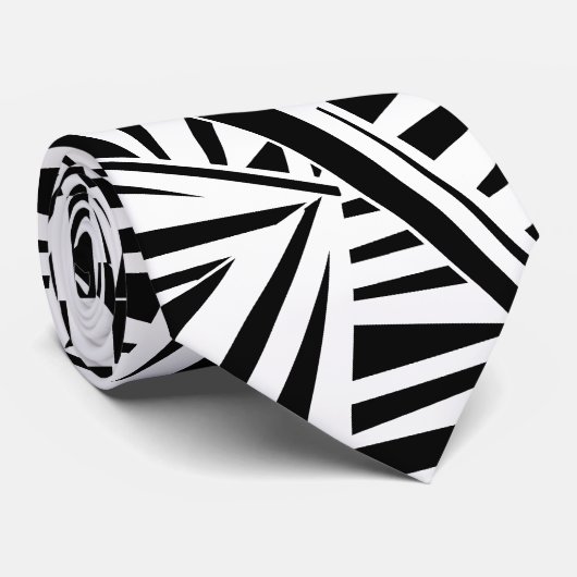 Cravate dazzle camouflage(black) (Roulé)