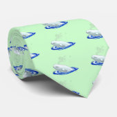 Cravate de baleine de beluga de vert de mer (Roulé)