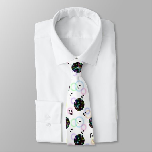 Cravate DE BALLE DISCO FUN (Attaché)