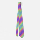 Cravate de bande arc-en-ciel Neon Glow (Dos)