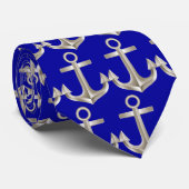 Cravate de bande dessinée d'Ancre de bateaux (Roulé)