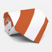 Cravate de bande régimentaire sur mesure Burning O (Roulé)