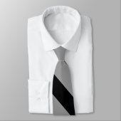 Cravate de bande Silver and Black University (Attaché)