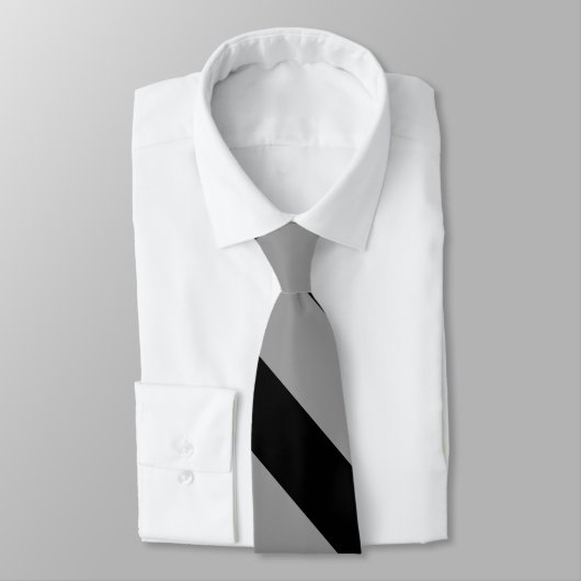 Cravate de bande Silver and Black University (Attaché)