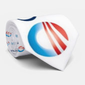 Cravate de Barack Obama d'espoir (Roulé)
