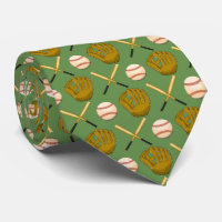 Cravate de baseball et de chauve-souris