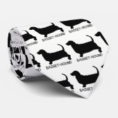Cravate de Basset Hound (Roulé)