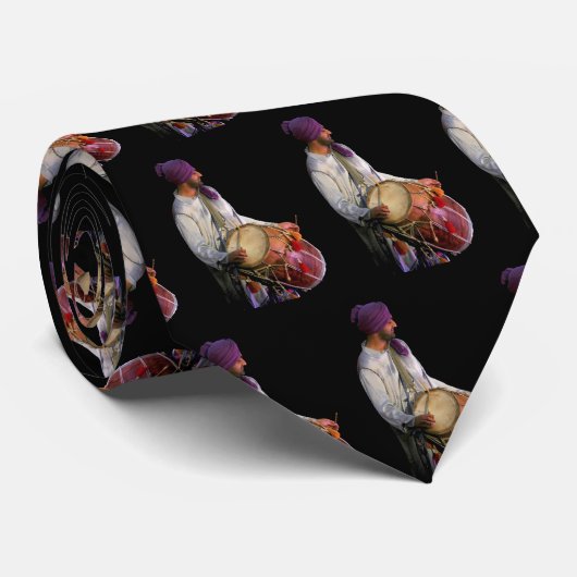 Cravate de batteur de Dhol (Roulé)