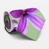 Cravate De beaux lilas (Roulé)