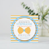 Cravate de bébé garçon douche invitations (Debout devant)