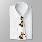 cravate de bell mens drôle (Attaché)