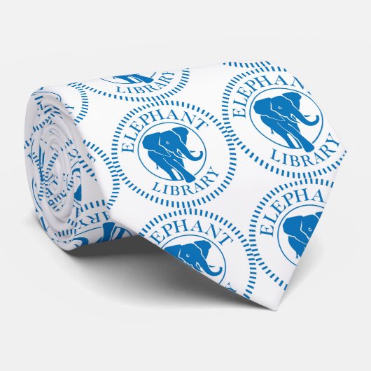 Cravate de bibliothèque d'éléphant (Roulé)