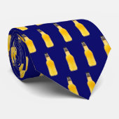 Cravate de bière de marine (Roulé)