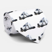 Cravate De blanc remorque de tracteur semi (Roulé)