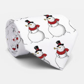 Cravate de bonhomme de neige (Roulé)