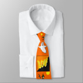 cravate de boo d'halloween (Attaché)