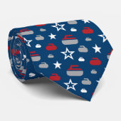 Cravate de bordage de rouge, blanche et bleue de (Roulé)