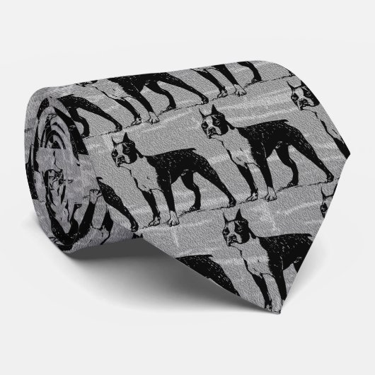 cravate de boston terrier (Roulé)