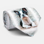 Cravate de bouledogue français (Roulé)