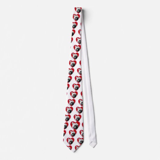 Cravate de bouledogue français d'amour (Devant)