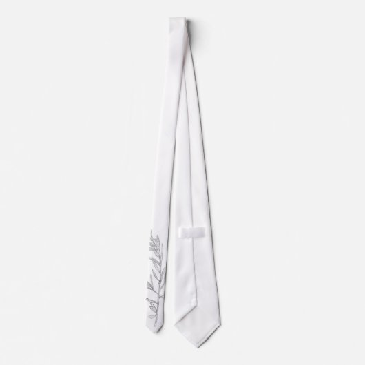 cravate de branche d'olivier (Dos)