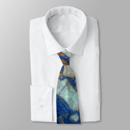 Cravate de Breccia d'azurite (Attaché)