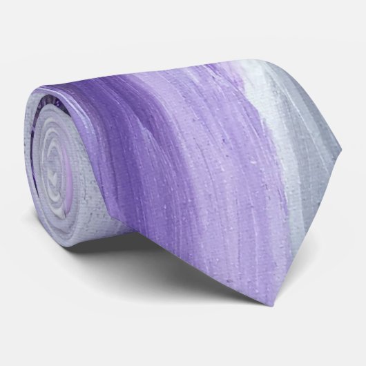 Cravate de brouillard violet (Roulé)