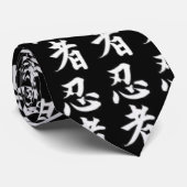 Cravate de calligraphie de Ninja (Roulé)