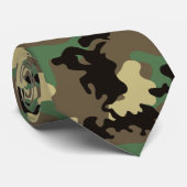 Cravate de Camo de région boisée (Roulé)