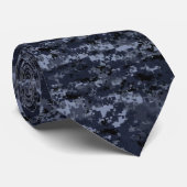 Cravate de Camouflage bleu numérique militaire amé (Roulé)