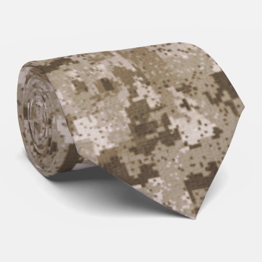 Cravate de camouflage de désert (Roulé)