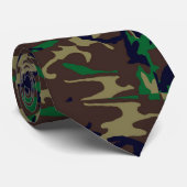 Cravate de Camouflage Woodland (Roulé)