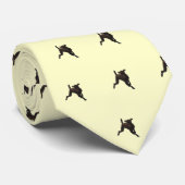 Cravate de caniche de chocolat (Roulé)