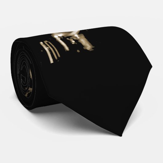 cravate de cannelure d'or (Roulé)