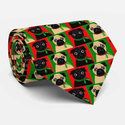 Cravate de carlin de Noël (Roulé)