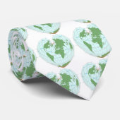 cravate de carte de coeur (Roulé)