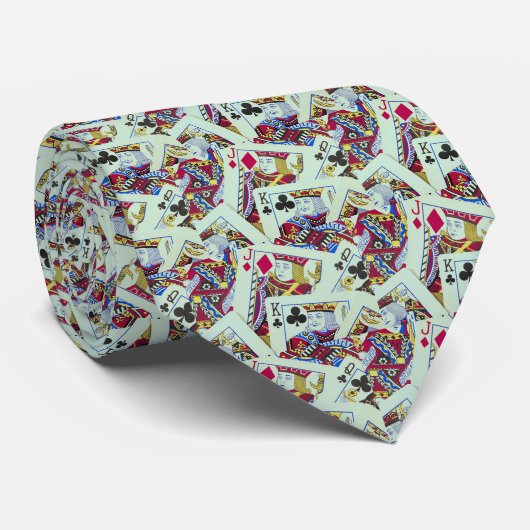 Cravate de carte de jeu (Roulé)