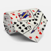 Cravate de cartes de jeu (Roulé)