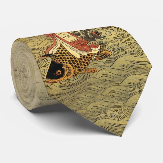 Cravate de cavalier de Koi (Roulé)