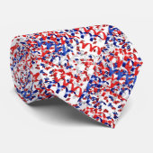 CRAVATE DE CÉLÉBRATION BLEU BLANC ROUGE (Roulé)